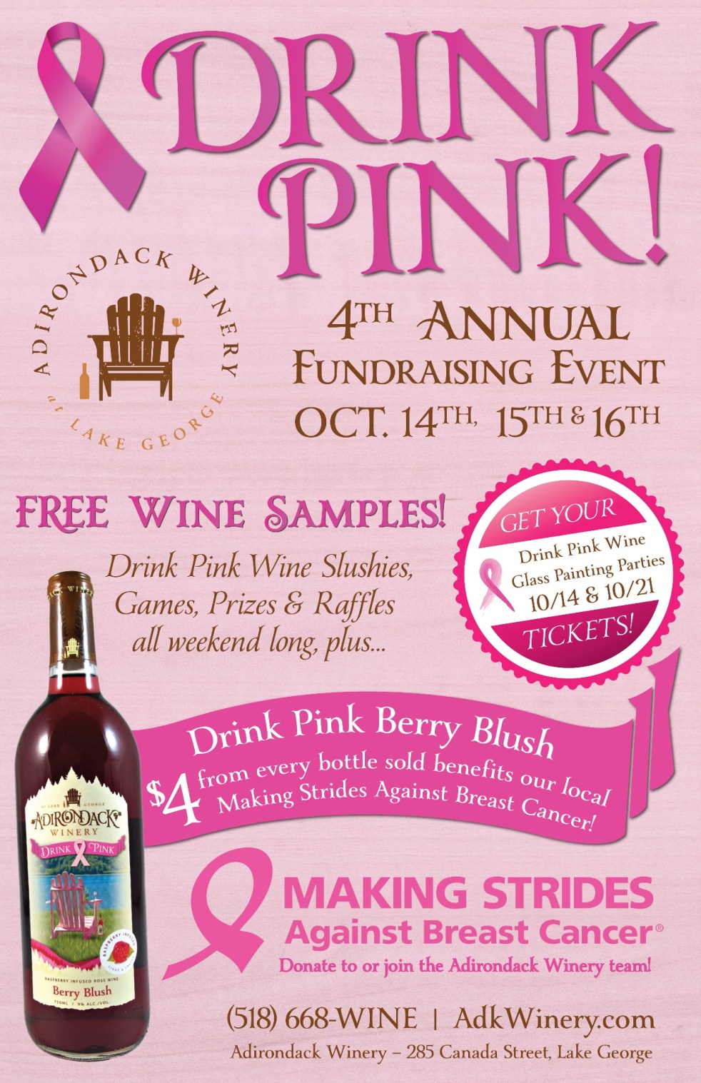 Adirondack Winery events